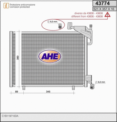 Condenser, air conditioning (43774)