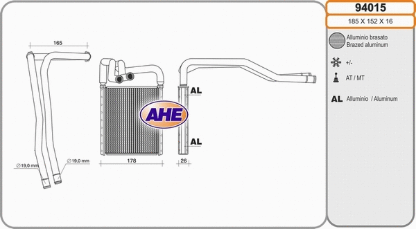 Heat Exchanger, interior heating (94015)