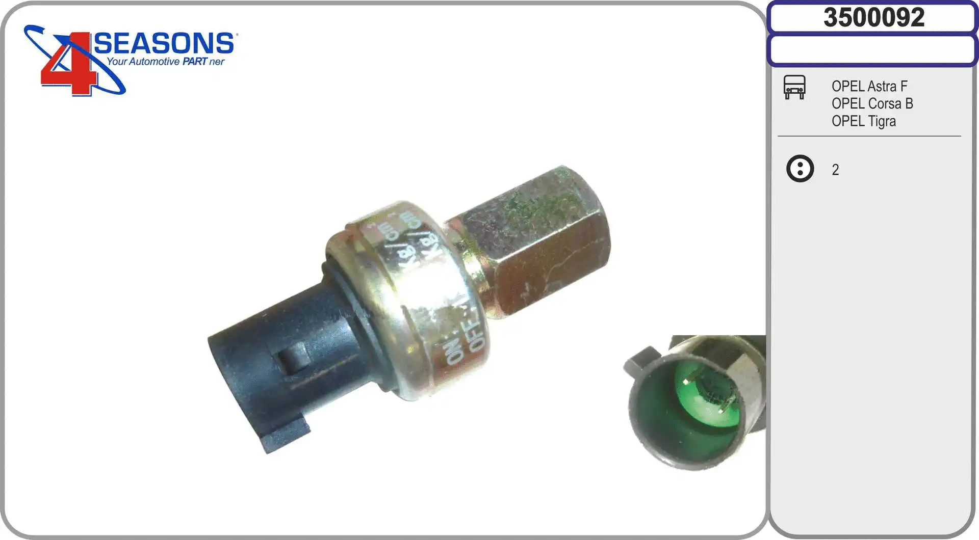 Pressure Switch, air conditioning (3500092)