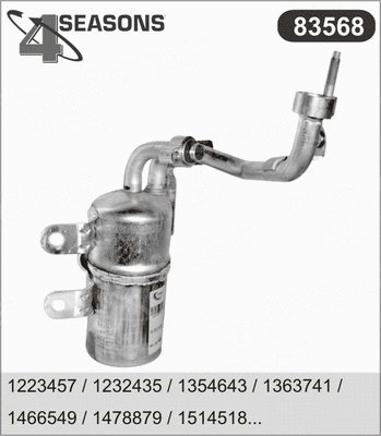 Dryer, air conditioning (83568)