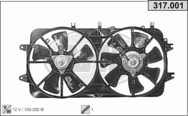 Fan, engine cooling (317.001)