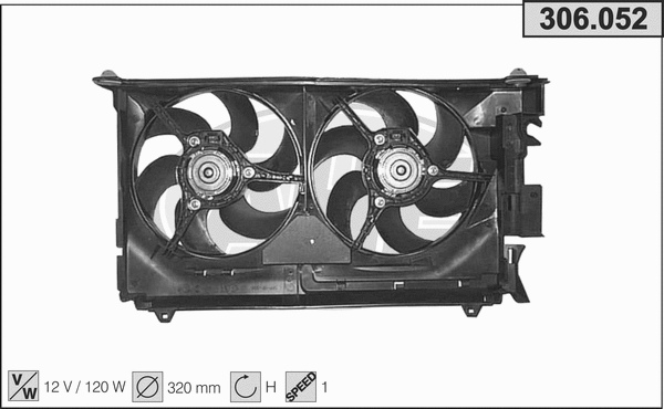 Fan, engine cooling (306.052)