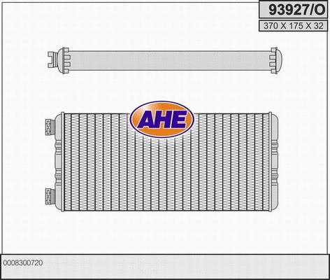 Heat Exchanger, interior heating (93927/O)