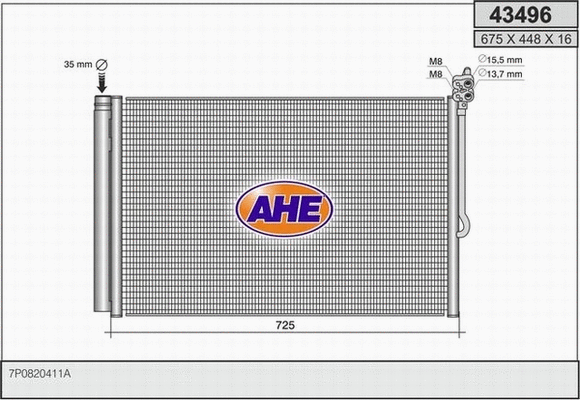 Condenser, air conditioning (43496)