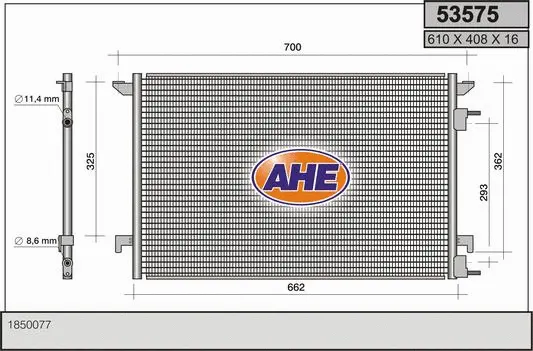 Condenser, air conditioning (53575)