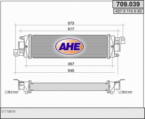 Charge Air Cooler (709.039)