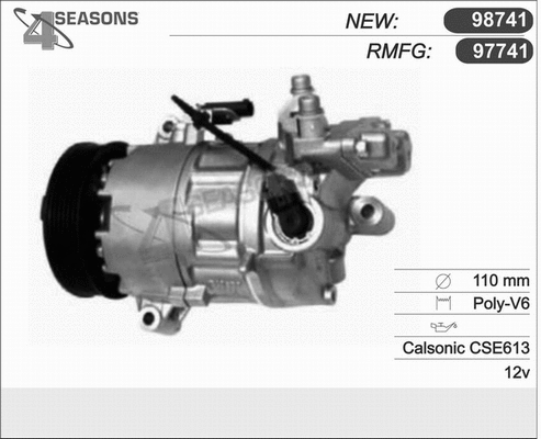 Compressor, air conditioning (97741)