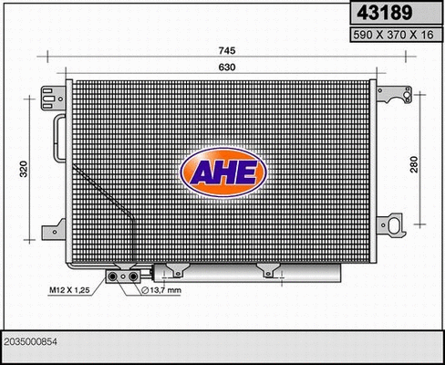 Condenser, air conditioning (43189)