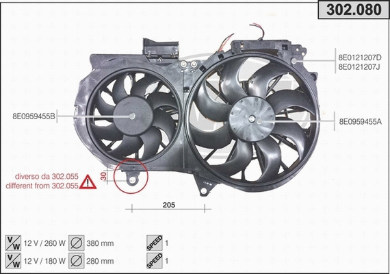 Fan, engine cooling (302.080)