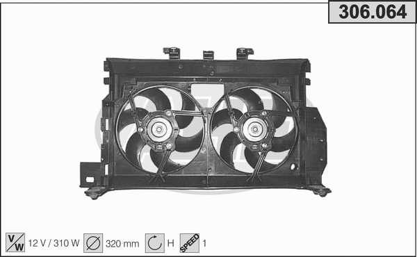 Fan, engine cooling (306.064)
