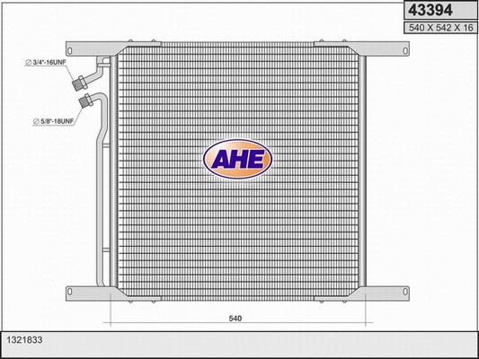 Condenser, air conditioning (43394)