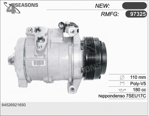 Compressor, air conditioning (97325)