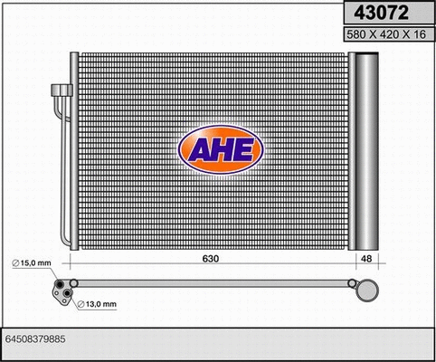 Condenser, air conditioning (43072)