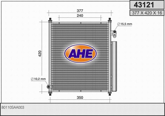 Condenser, air conditioning (43121)