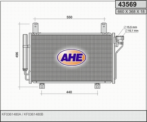 Condenser, air conditioning (43569)