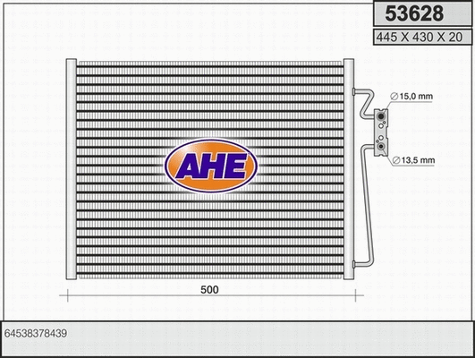 Condenser, air conditioning (53628)