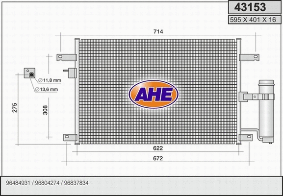 Condenser, air conditioning (43153)