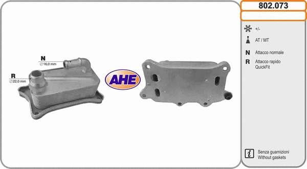 Oil Cooler, engine oil (802.073)