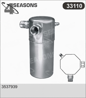 Dryer, air conditioning (33110)