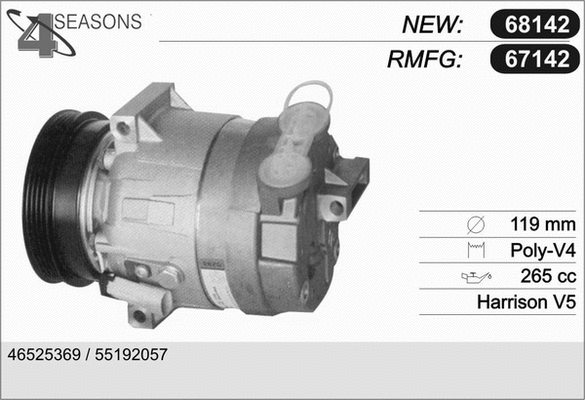 Compressor, air conditioning (67142)