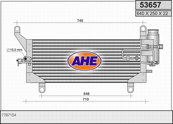 Condenser, air conditioning (53657)