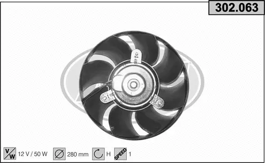 Fan, engine cooling (302.063)