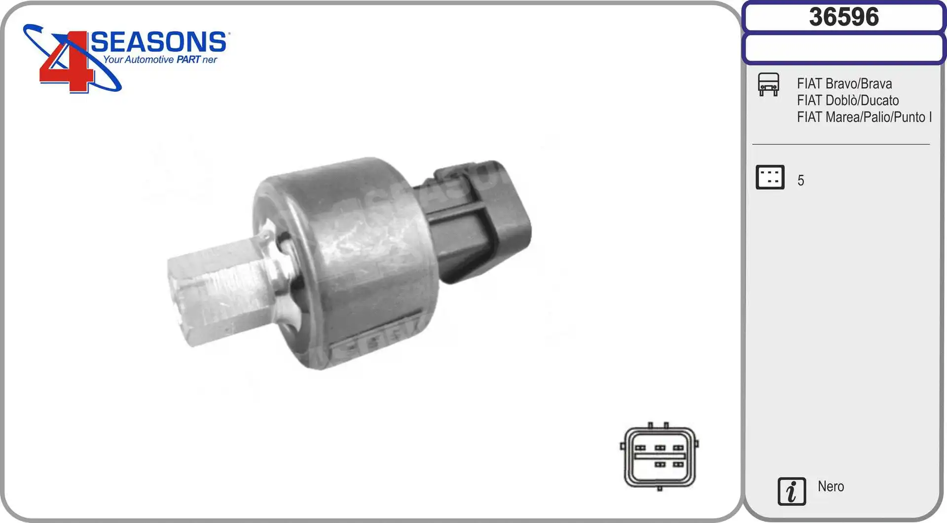 Pressure Switch, air conditioning (36596)