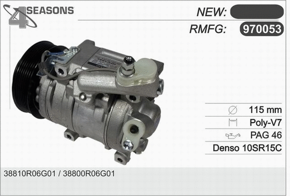 Compressor, air conditioning (970053)