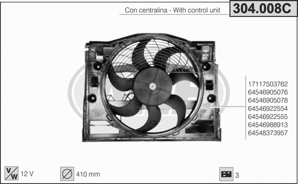 Fan, engine cooling (304.008C)