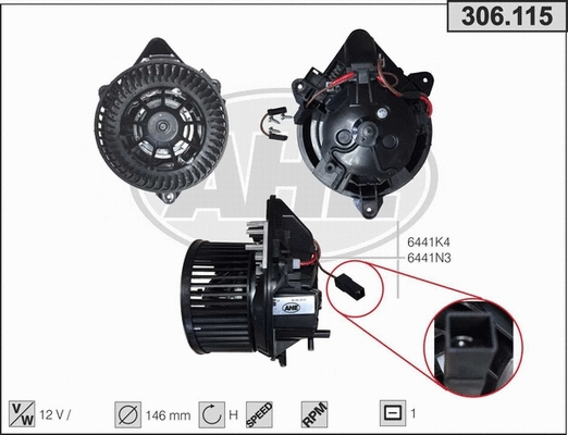 Interior Blower (306.115)
