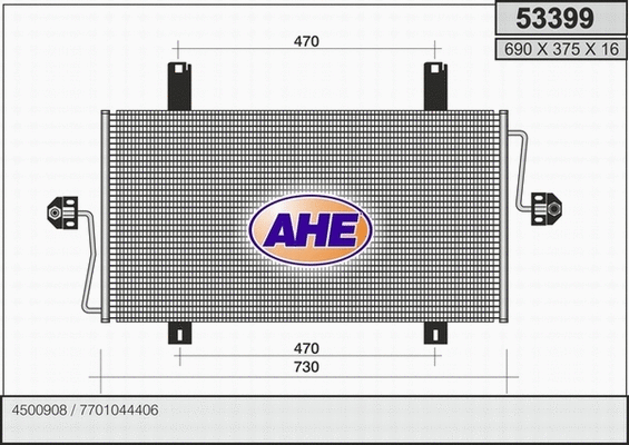 Condenser, air conditioning (53399)