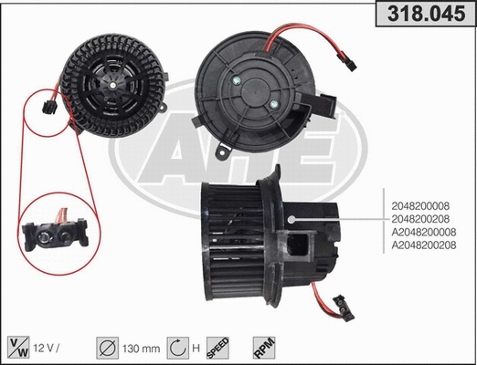 Interior Blower (318.045)