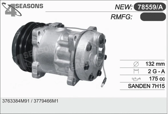 Compressor, air conditioning (78559/A)