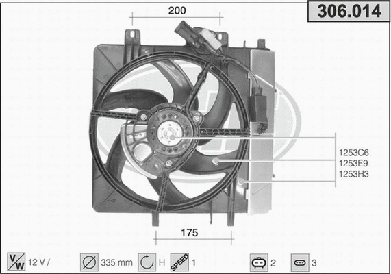Fan, engine cooling (306.014)