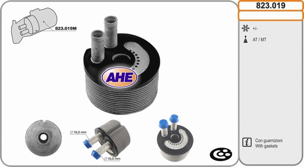 Oil Cooler, engine oil (823.019)