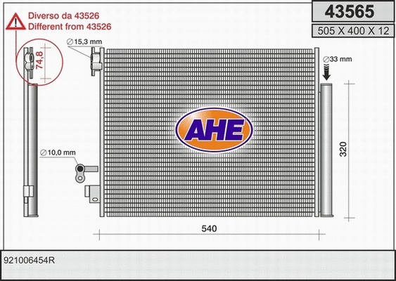 Condenser, air conditioning (43565)