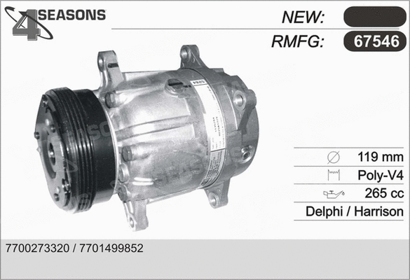 Compressor, air conditioning (67546)