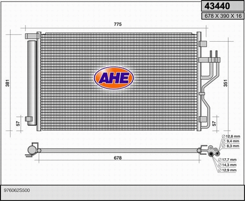 Condenser, air conditioning (43440)