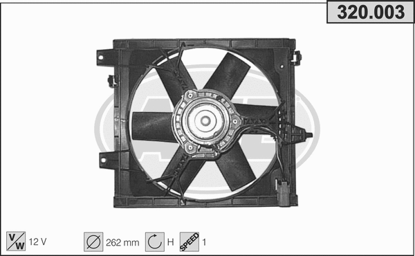 Fan, engine cooling (320.003)