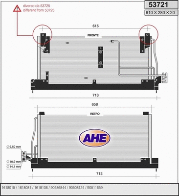 Condenser, air conditioning (53721)