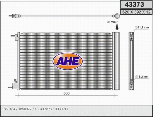 Condenser, air conditioning (43373)