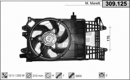 Fan, engine cooling (309.125)