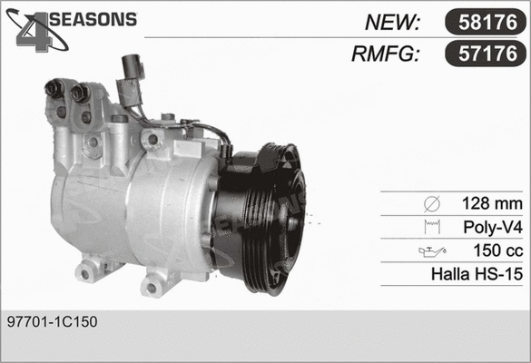 Compressor, air conditioning (57176)
