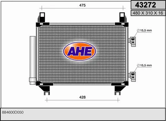 Condenser, air conditioning (43272)