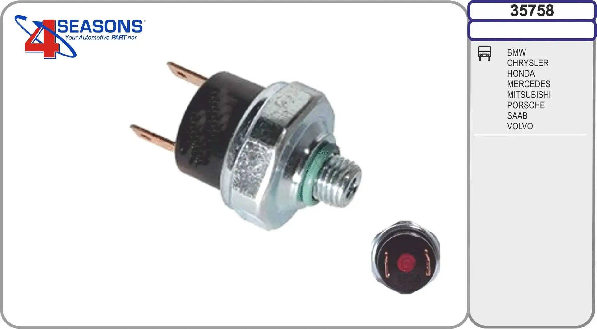 Pressure Switch, air conditioning (35758)