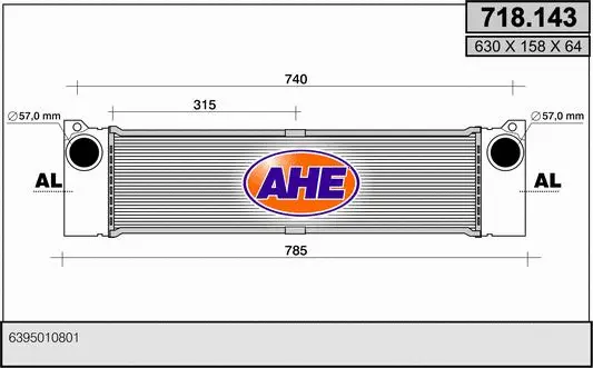 Charge Air Cooler (718.143)