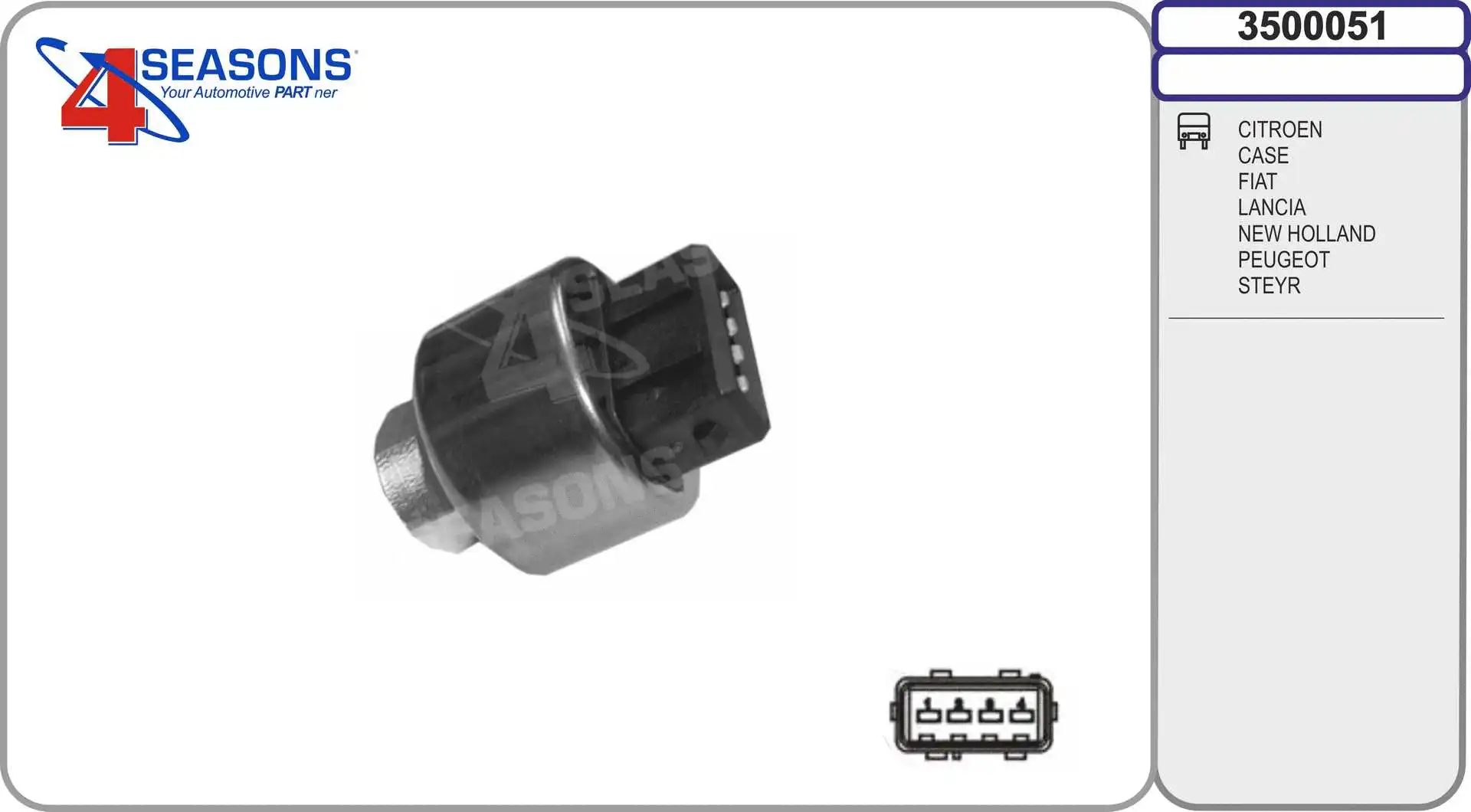 Pressure Switch, air conditioning (3500051)