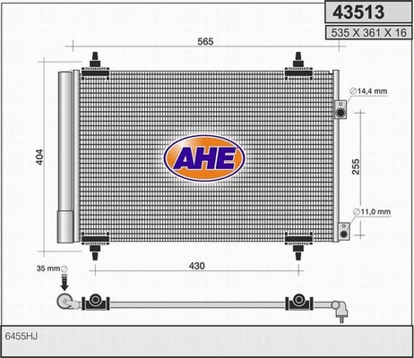 Condenser, air conditioning (43513)