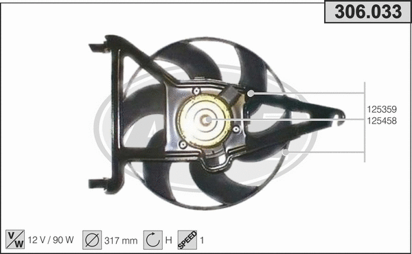 Fan, engine cooling (306.033)