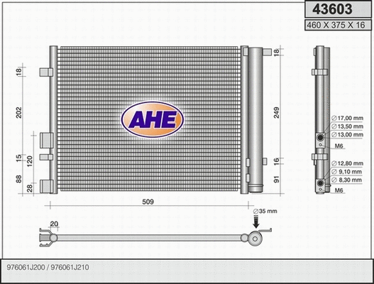 Condenser, air conditioning (43603)